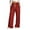 Wine, variant on aidice Pants for Women Summer Casual Loose Drawstring Comfy Wide Leg Solid Color Pants with Pockets