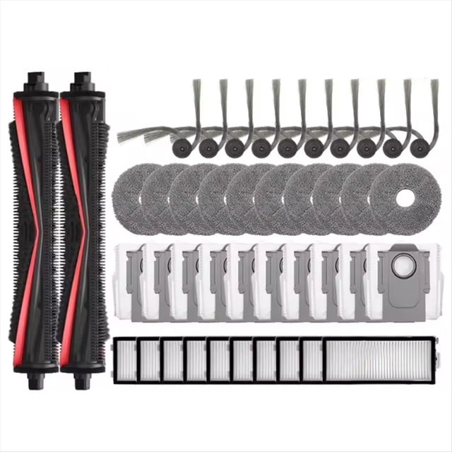 42 Piezas de Repuesto para Saros Z70/G30 Space Aspiradora, Cepillo TriCut, Cepillo Lateral, Bolsa para Polvo, Filtros, Mopa.