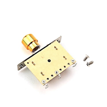 tredstone Pickup Switch Taille Compacte Instrument Accessoires Niveau Contrôleur Fabrication Remplacé Partie Engrenage Musical Guitare Fournitures Or GN203