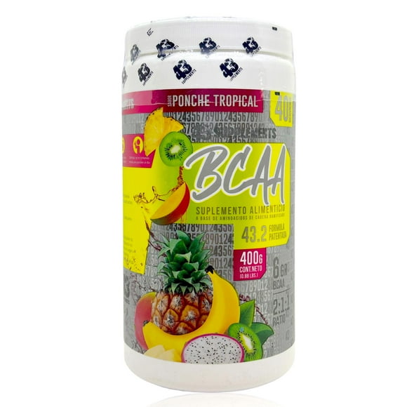 BCAA's 2:1:1 Ponche Tropical 400 grs 43 supplements 43 Supplements 43SUPBCAAPONCHETROPICAL