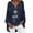 Navy, variant on Clearance AOOCHASLIY Clearance Hoodies for Women Woman Long Sleeve Shirt Fall Open Front Outerwear Printing Blouse Tops