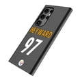 thumbnail image 2 of Keyscaper Cameron Heyward Black Pittsburgh Steelers Galaxy Magnetic Bump Case, 2 of 7