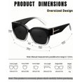 thumbnail image 4 of Gafas de Sol KANASTAL Polarizadas UV400 para Usar Sobre Anteojos para Mujeres/Hombres, 4 of 6