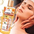 thumbnail image 5 of Aceite Esencial de cúrcuma para masaje corporal, difusor hidratante, aromaterapia, iluminador, alisador corporal, cuidado de la piel, 200m, 5 of 5