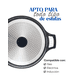 thumbnail image 5 of Batería de Cocina Cerámica Diamante Antiadherente Premium | Juego de Ollas y Sartenes con Tapas | Recubrimiento Tipo Granito Azul | Apta para todo tipo de estufas | Cocina Saludable, 5 of 7