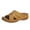 Yellow, variant on Anuirheih Sandals for Women, Summer Women's Sandals Casual Slip-On Wedge Open Toe Summer Sandal(Brown)