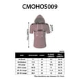 thumbnail image 6 of H2H Men's Casual Slim Fit Hooded T-Shirts Short Sleeve Solid Color Pullover Top (CMOHOS009), 6 of 6