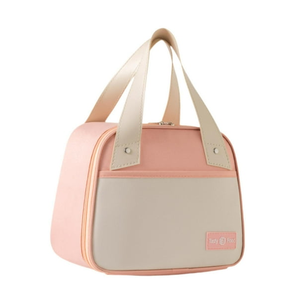 Bolsa térmica térmica ligera para llevar. Rosa