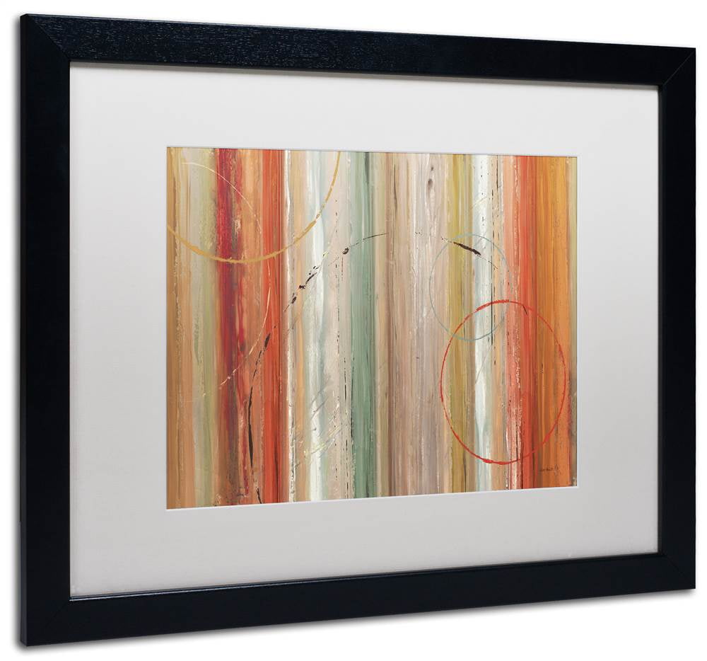 Trademark Fine Art "Spiced II" Canvas Art by Lisa Audit, White Matte, Black Frame