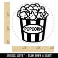 thumbnail image 2 of Big Bucket of Popcorn Movie Theater Self-Inking Rubber Stamp Ink Stamper - Orange Ink - Small 3/4 Inch, 2 of 7