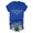 Blue, variant on Breezora Womens Couple Cute Short Sleeve Tee Its Almost As Hot As My Husband Out Here Funny Casual Shirt