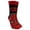 Red, variant on Superhero Spider Crew Socks Novelty Breathable Cotton Blend Footwear Apparel for Halloween Cosplay Theme Party Daily Wear