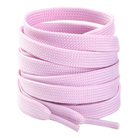 

Santimon 2 Pairs Classic Flat Shoelace Replacement Shoe Strings for Sneakers/ Athletic Shoes/ Canvas Shoes/ Boots 24 Purple