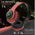 thumbnail image 6 of Bluetooth 5.0 Over-Ear Headphones, 8Hrs Talk Time, 400mAh Battery, Foldable & Adjustable, Stereo Sound, for Mobile Computer, 6 of 9