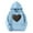 Blue-91, variant on Kids Crop Tops Long Sleeve With Pockets Round Neck Soft Casual Love Pattern Hoodies for Boys Athletic Tops Blouse Tee Spring Clothes Black 3 T
