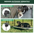 thumbnail image 5 of FXW TitanNest Chew-Proof Elevated Dog Bed, Raised Cot for Indoor/Outdoor/Camping Use, Durable & Washable Padded Pet Bed for Toy Dogs, 23.0" L x 17.0" W x 4.5" H, Black, 5 of 7
