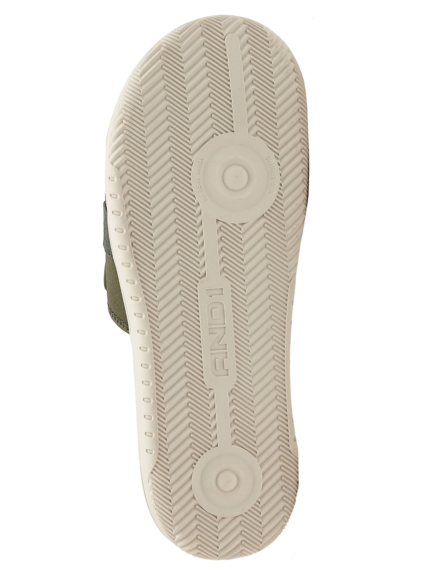 AND1 Men's Athletic Elevated Cushion Sport Slide Sandals