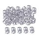 thumbnail image 3 of 100 piezas de anillos con cuentas para rastas, accesorios para el cabello, anillos para trenzas, clips para mujeres Plata 8mmx9mm, 3 of 8