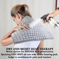 thumbnail image 4 of Electric Heating Pads -Hot Heated Pad For Back Pain Muscle Pain Relieve - Dry Moist Heat Therapy Option - Auto Shut Off Function, 4 of 4