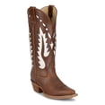 thumbnail image 2 of Justin Boots Womens Faye Tooled Inlay Snip Toe Cowboy  Mid Calf Boots, 2 of 5