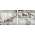 thumbnail image 3 of Marble Texture Kitchen Curtains 2 Panels UV Protected Tier Curtains, Half Window Curtains Kitchen Tiers for Guest Room Bathroom Sink Laundry Room Basement,36 x 27 Inch, 3 of 7