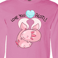 thumbnail image 4 of Inktastic Love You Alotl Cute Axolotl Valentines Long Sleeve T-Shirt, 4 of 5