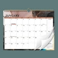 thumbnail image 2 of Esaierr 3x3x1in 2023-24 Year English Wall-Mounted Calendar Minimalist Paper Desktop Desktop Calendar, 2 of 4