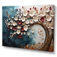 thumbnail image 2 of Designart "Orchid Haven Colorful Golden Branches VI" Extra Large Landscapes Wall Art - Country Colorful Tree Bedroom Canvas Wall Art, 2 of 4