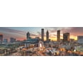 thumbnail image 2 of Atlanta, Georgia, USA downtown skyline at dusk 1000pc Panoramic Puzzle, 2 of 2