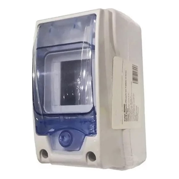 Gabinete Centro Carga 2/3 Espacios Sobreponer Riel-din Ip65