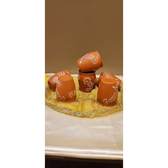 Handmade Printed Kulhad