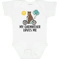 thumbnail image 3 of Inktastic My Godmother Loves Me Bear Boys or Girls Baby Bodysuit, 3 of 5