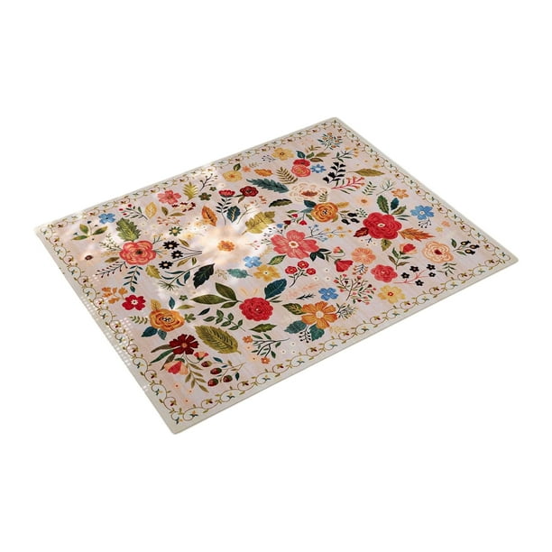 Toystoory Pequeña estera de puerta interior de poliéster con tecnología antiincrustante Poliéster duradero suave y duradero Cubiertas para muebles de jardín dos 50*80cm