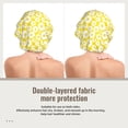 thumbnail image 2 of Kdxio Daisies Flowers Pattern Satin Bonnet Silk Bonnet Hair Bonnet for Sleeping Hair Bonnets for Women Curly Natural Hair, 2 of 6