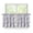 American Flag Stars, variant on FUIALDOLG White Peacock Kitchen Tier Curtains 36" Length Short Curtains Set Rod Pocket Small Half Window 2 Panels Farmhouse Window Curtains for Bathroom