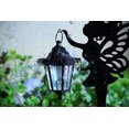 thumbnail image 3 of Luz solar de metal con forma de hada para decoración de exteriores, estaca de metal para jardín, césped, patio o jardín, paquete de 2, 3 of 8