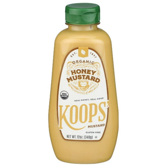 Koops' Organic Honey Mustard 12 oz (Pack Of 1)