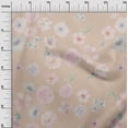 thumbnail image 2 of oneOone Organic Cotton Voile Fabric Flower Watercolor Print Sewing Fabric BTY 42 Inch Wide, 2 of 4