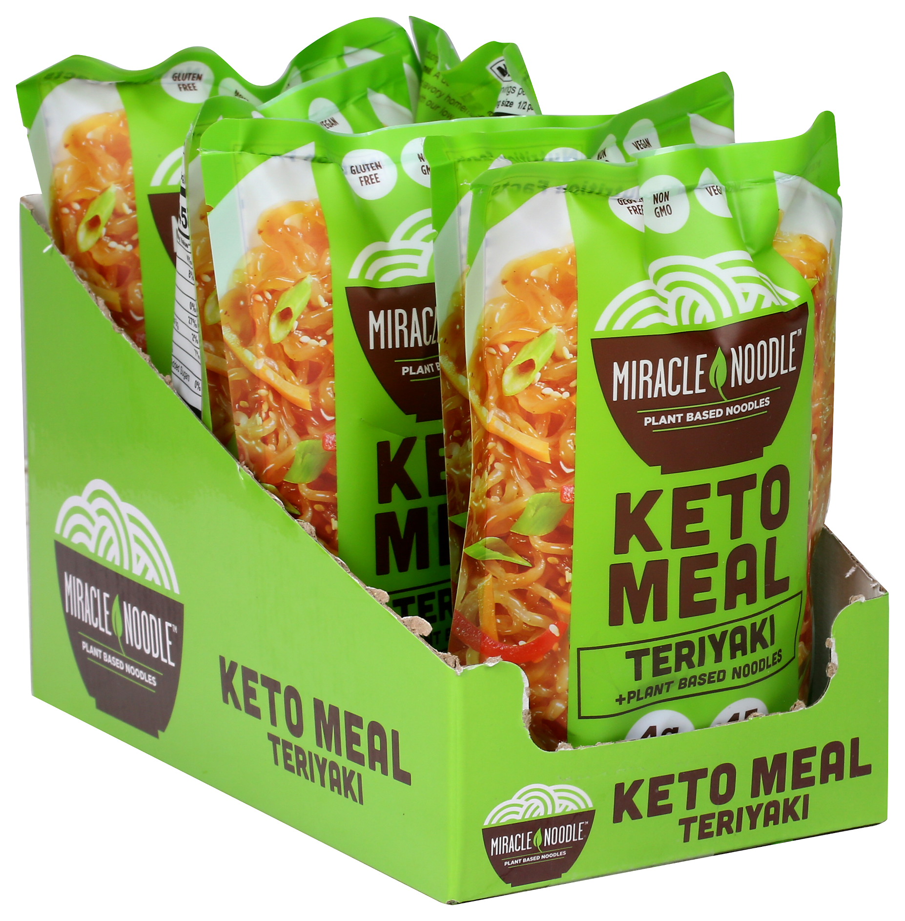 Miracle Noodle Teriyaki Keto Meal 9.2 oz (Pack of 6)