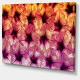 thumbnail image 2 of Close Up Purple Flower Design - Floral Canvas Art Print, 2 of 3