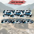 thumbnail image 4 of Uorisanigo UTV Seat Covers Anti-Slip Black Blue Camo UTV Bench Seat Cover Set for Kawasaki Mule 3000 3010 3020 4000 4010 2001-2023 2025 Padded Protector for Mule Seats Accessories Parts, 4 of 7