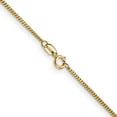 thumbnail image 6 of Auriga Fine Jewelry 14K Yellow Gold 1.3mm Curb Chain Necklace 18inch for Women, 6 of 6