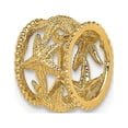 thumbnail image 5 of 14K Yellow Gold Polished Starfish Chain Slide Pendant, 5 of 7