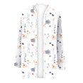 thumbnail image 4 of Edvintorg Flowers Cardigan Jacket For Women Long Sleeve Clearance Fashion Casual Cardigan Coat Lightweight Soft Fall Outfits For Women, 4 of 5