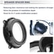 thumbnail image 3 of Adaptador de espaciador de altavoz Tweeter Unique Bargains para Mazda de 8" a 6.5" 2Set, 3 of 7