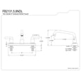 thumbnail image 2 of Kingston Brass FB2135NDL Nuvofusion 8" Centerset Kitchen Faucet, Oil Rubbed Bronze, 2 of 2