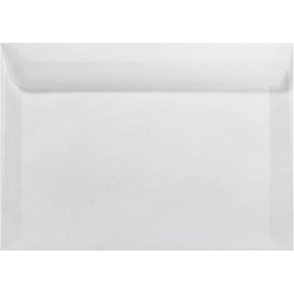 LUXPaper Booklet Envelopes | 9 1/2" x 12 5/8" | Clear Translucent | 30lb. Text | 50 Qty