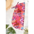 thumbnail image 4 of LA LEELA Women's Summer Swim Cover ups Skirt Beach Wraps Pareos Sarongs Coverups Beachwear Vacation Women Sarong for Swimwear One Size Pink, Floral, 4 of 5