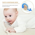 thumbnail image 4 of 20Pcs Blue Whale Shape Keepsake Boxes for Teeth and Lanugo Storage 9.9X7.7X1.5In, 4 of 8