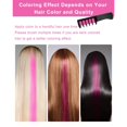 thumbnail image 4 of 6 Pcs Tinte para el Cabello Tiza de cabellero Coloración Color de Cabello con Guantes Y Chal Desechable Adultos DIY Cosplay regalos 12 Yinane Peine de tiza para el cabello, 4 of 8